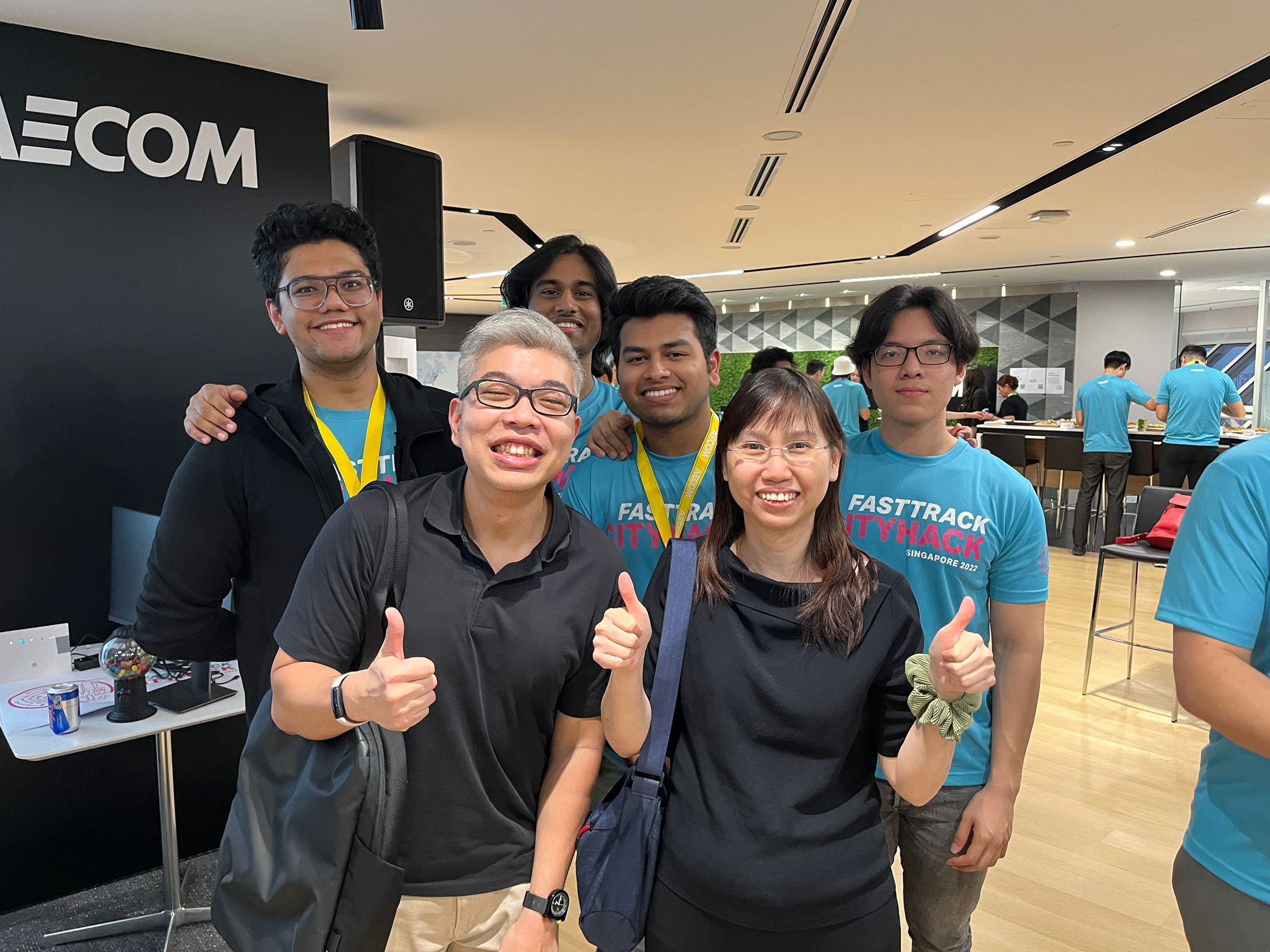 AECOM FASTTRACK CityHack Singapore 2022 — team session