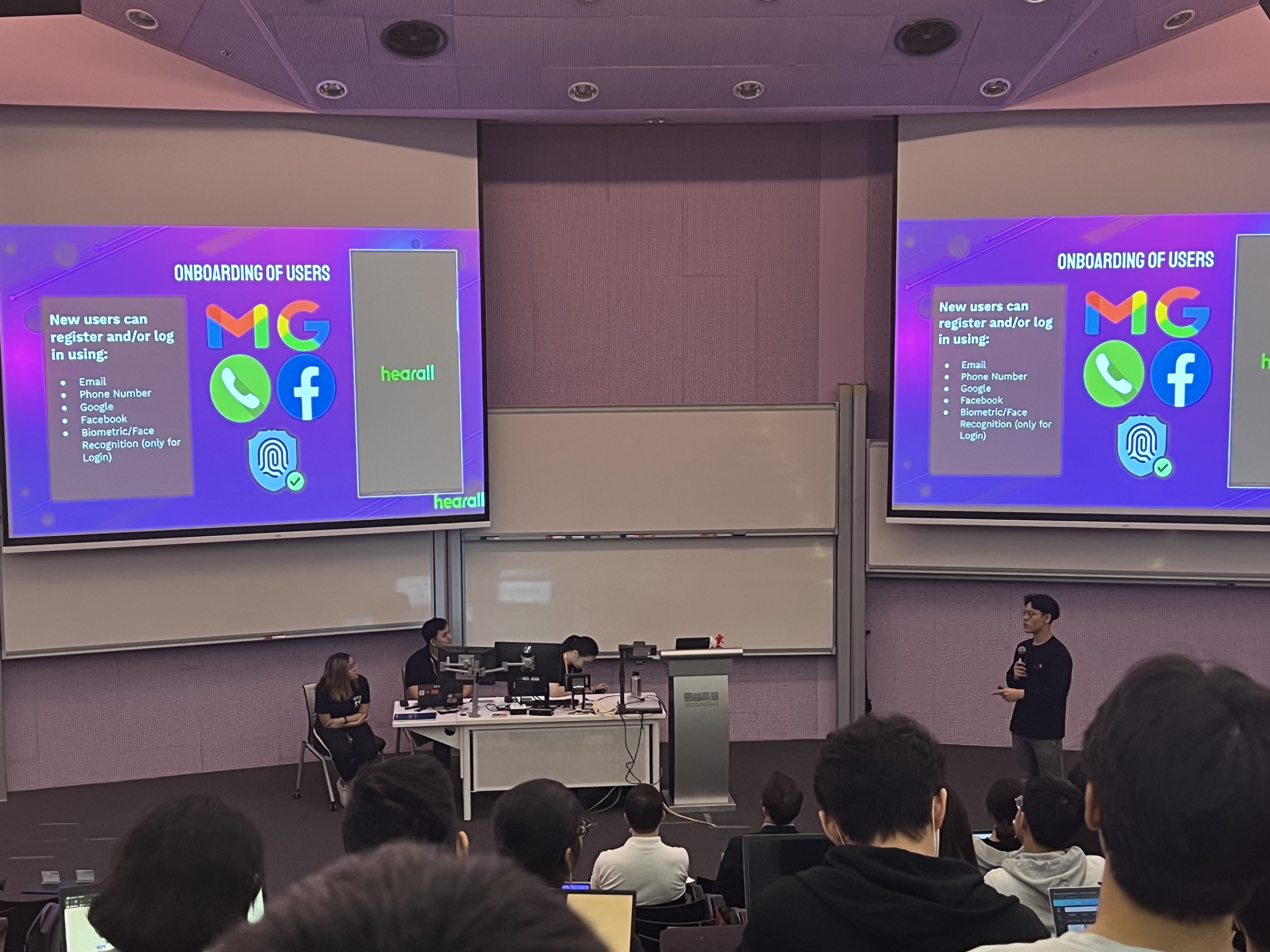 SUTD x ESSEC Create4Good Hackathon moment